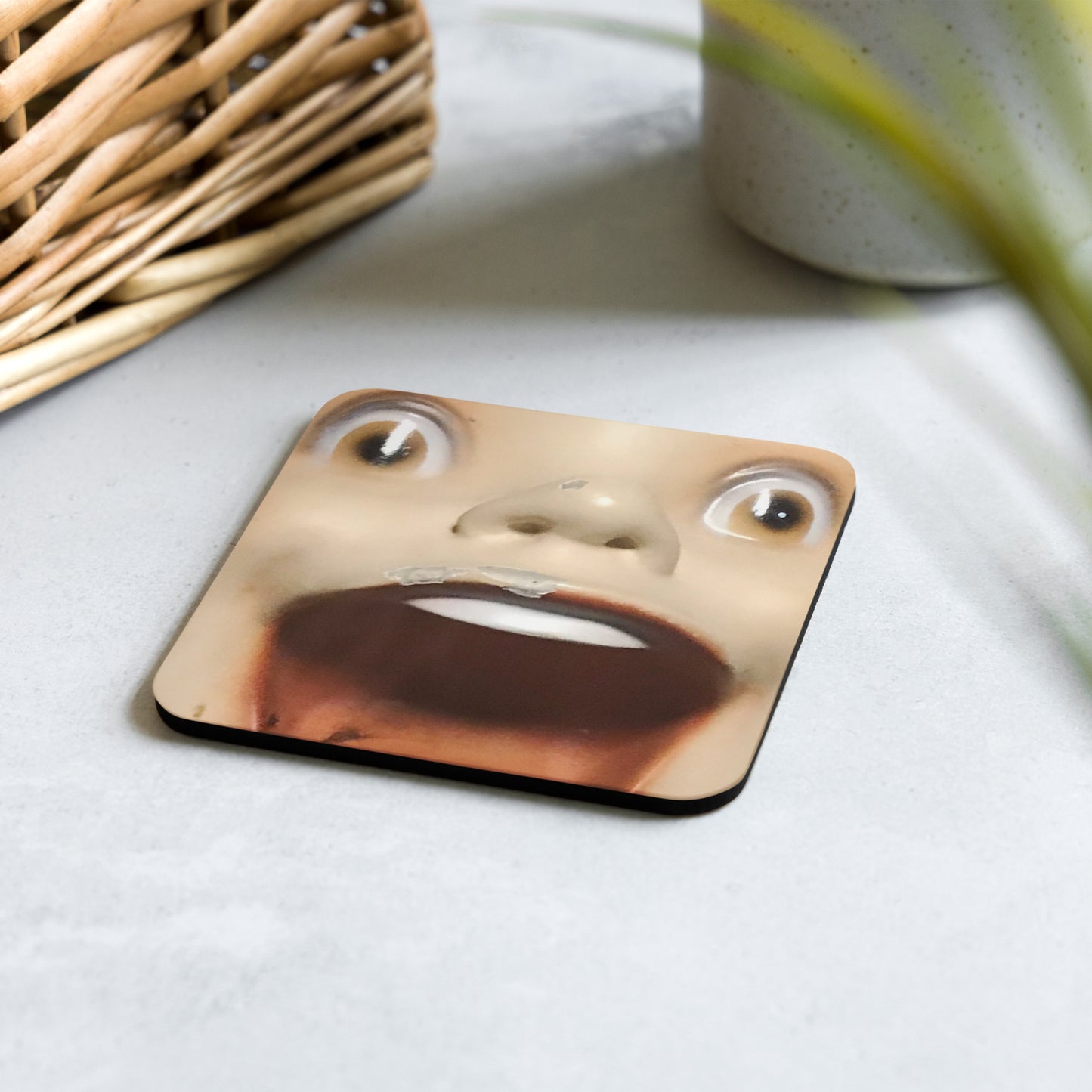 YOU UP? Gary Cork-back coaster